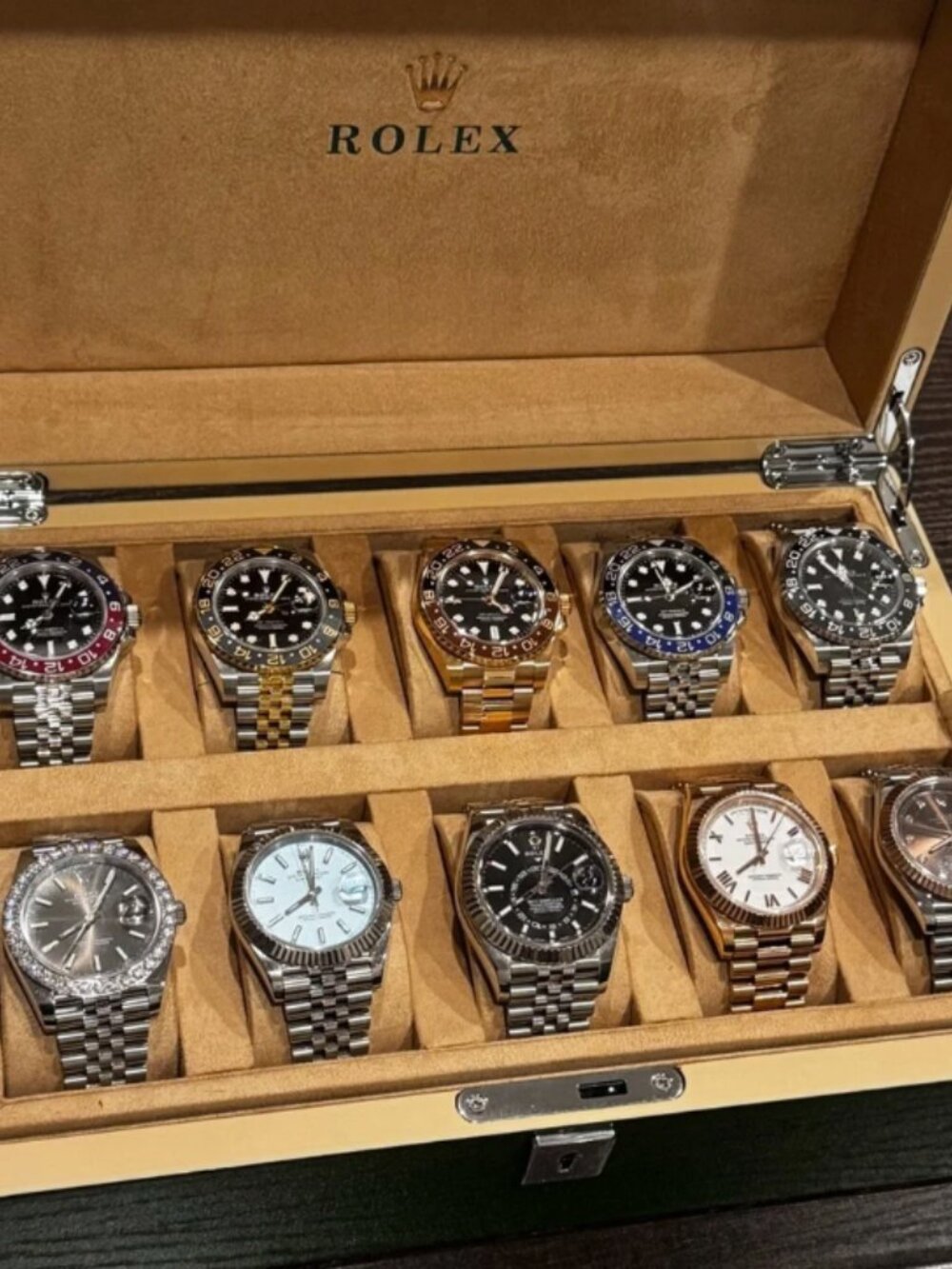 Rolex Multi 10 Watch Storage Display Box - Picture 3 of 5